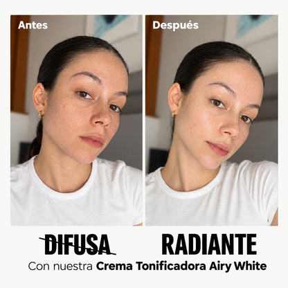 Crema Iluminadora Tono-Up — Airy White